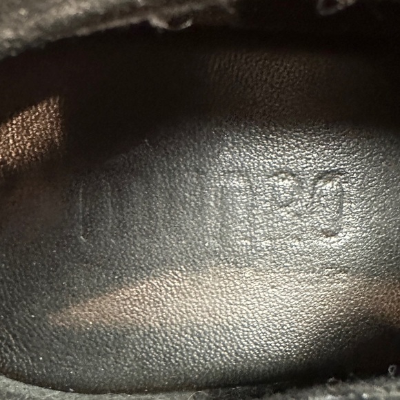 Munro American Peep Toe Black Suede Side Zip 2.25” Heels Women’s Sz 10M - Picture 12 of 15